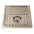 Micro Matic DP-1604 15.75" W x 15.75" D Stainless Steel Platform Drip Tray for 1-2 Faucets