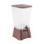 TableCraft Products 1054 5 Gallon 10 7/8" W x 12 1/2" D x 22 1/4" H Brown Polypropylene Beverage Dispenser With Standard Tomlinson Faucet