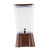 TableCraft Products 1054 5 Gallon 10 7/8" W x 12 1/2" D x 22 1/4" H Brown Polypropylene Beverage Dispenser With Standard Tomlinson Faucet