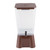 TableCraft Products 1054 5 Gallon 10 7/8" W x 12 1/2" D x 22 1/4" H Brown Polypropylene Beverage Dispenser With Standard Tomlinson Faucet