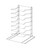 Omcan USA 81117 12" W Countertop 7-Slot Pizza Pan Rack