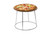 Omcan USA 80936 7" Dia. Chrome Plated Steel Pizza Stand or Riser