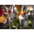 TableCraft Products 10472 4 1/2" W x 6" D x 3/4" H 4-Prong Brushed Finish Stainless Steel Strainer