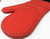 Omcan USA 81045 15" Red Silicone Textured Grip Oven Mitt