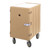 Cambro 1826LTCSP157 32" L x 21.5" D x 37.5" H with Security Package for Trays and Sheet pans with Removable Cutting Board on Top Holds up to (13) 18" x 26" Trays or Sheet/Bun Pans (13) Tray Supports with 1.75" Centers Coffee Beige Camcart