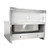 Omcan USA 46583 10" x 14" x 5" Bowl Stainless Steel Hand Sink for Knee Valve with 1 Faucet Hole