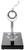 Omcan USA 48229 Prosciutto Holder with Wooden Base and Rotating Handle