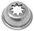 Omcan USA 47701 Stainless Steel Churro Nozzle Set