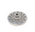Omcan USA 43565 European Style #32 Stainless Steel Plate with 0.19" Hub