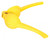 Omcan USA 80294 Yellow Aluminum Lemon or Lime Squeezer
