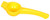 Omcan USA 80294 Yellow Aluminum Lemon or Lime Squeezer