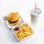 TableCraft Products 240004 3 Oz. White Round Melamine Better Burger Collection Soufflé Cup