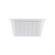 TableCraft Products 240009 3 Oz. White Round Melamine Better Burger Collection Soufflé Cup