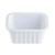 TableCraft Products 240009 3 Oz. White Round Melamine Better Burger Collection Soufflé Cup