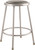 National Public Seating 6424 24" Round Vinyl Padded Seat Steel Stool