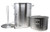 Omcan USA 47172 Dual Handles With Lid Aluminum Construction Steamer Set