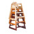 TableCraft Products 6565004 19 3/4" W x 19 3/4" D x 29" H Stackable Rubberwood Unassembled High Chair With Natural Finish
