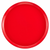 Cambro 1000521 10" Dia. Round Dishwasher Safe Fiberglass Cambro Red Serving Camtray - 12/Case