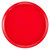 Cambro 1000521 10" Dia. Round Dishwasher Safe Fiberglass Cambro Red Serving Camtray - 12/Case
