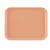 Cambro 1014117 10.62" x 13.75" Rectangular Color Permanently Molded into Tray Dishwasher Safe High-Impact Fiberglass Dark Peach Camtray - 12/Case