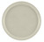 Cambro 1000538 10" Dia. Round Dishwasher Safe Fiberglass Cottage White Serving Camtray - 12/Case