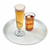 Cambro 1000148 10" Dia. Round Dishwasher Safe Fiberglass White Serving Camtray - 12/Case
