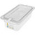Carlisle 30661IMLUC07 4" Deep 1/3 Size Clear StorPlus PermaLabel Polycarbonate Food Pan