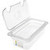 Carlisle 30661IMLUC07 4" Deep 1/3 Size Clear StorPlus PermaLabel Polycarbonate Food Pan