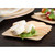 TableCraft Products 123456 5" W x 5" D Square Bamboo Disposable Plate