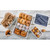 TableCraft Products 123456 5" W x 5" D Square Bamboo Disposable Plate