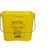 Carlisle KPP196KCYL 6 Qt. Yellow Pro Kleen Pail