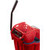 Carlisle 9690405 35 Qt. Red Side Press Wringer & Soiled Water Insert OmniFit Mop Bucket Combo