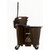 Carlisle 9690401 35 Qt. Brown Side Press Wringer & Soiled Water Insert OmniFit Mop Bucket Combo