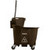 Carlisle 8690401 35 Qt. Brown Side Press Wringer OmniFit Mop Bucket Combo