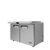 Atosa USA, Inc. MSF8306GR-NTCV 13.4 Cu. Ft.. Stainless Steel Rear Mounted Sandwich and Salad Mega Top Refrigerator - 115 Volts