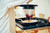 Matfer Bourgeat 017360 8" Extra Fine Stainless Steel Exoglass Bouillon Strainer