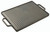 Matfer Bourgeat 071058 19 2/3" L x 13 3/4" W x 1 1/8 H Cast Iron Rectangle Guison Griddle