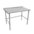 John Boos ST6R1.5-2430SBK-X 30" W Stainless Steel Open with Side and Rear Crossrails Work Table