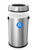 Alpine ALP470-65L-R 16.5" W Stainless Steel Silver Recycling 17 Gallon Bin Receptacle