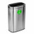 Alpine ALP470-40L-CO 17" W Stainless Steel Silver Rectangular 10.5 Gallon Compost Can