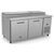 Kelvinator KCHPT72.9 22.0 Cu. Ft. Capacity 2 Solid Hinged Doors Heavy Duty Casters Refrigerated Pizza Prep Table - 115 Volts 1-Phase
