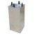 Lakeside S5011 Easy-Glide 11.25" Dia. Square Stainless Steel 1-Tube Shielded Dish Dispenser