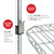 Metro EZA-2460NC 60" W x 24" D Chrome Wire Super Erecta EZ-ADD Shelf