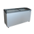 Ojeda USA NBH 68 21 Cu. Ft. White Powder Galvanized Metal 2 Glass Doors Ice Cream Merchandiser - 120 Volts