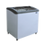 Ojeda USA NBH 34 5.56 Cu. Ft. White Powder Galvanized Metal 2 Glass Doors Ice Cream Merchandiser - 120 Volts