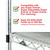 Metro EZA-2436NC 36" W x 24" D Chrome Plated Wire Super Erecta EZ-ADD Shelf