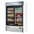 Everest Refrigeration EMGR48 48 Cu. Ft. White Two-Section Reach-In Glass Door Merchandiser Refrigerator - 115 Volts