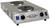 Cadco CDR-1TFB-E 13.5" Watts x 4.13" H x 22.75" D Stainless Steel Wattsith (2) 6" Tubular Burners Electric Standard Countertop Portable Hot Plate - 120 Volts 1650 Watts