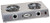 Cadco CDR-1T-E 21.25" Watts x 4.13" H 12.19" D Stainless Steel Housing Wattsith (2) 6" Tubular Burners Electric Countertop Portable Hot Plate - 120 Volts 1650 Watts