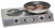 Cadco CDR-1T-E 21.25" Watts x 4.13" H 12.19" D Stainless Steel Housing Wattsith (2) 6" Tubular Burners Electric Countertop Portable Hot Plate - 120 Volts 1650 Watts